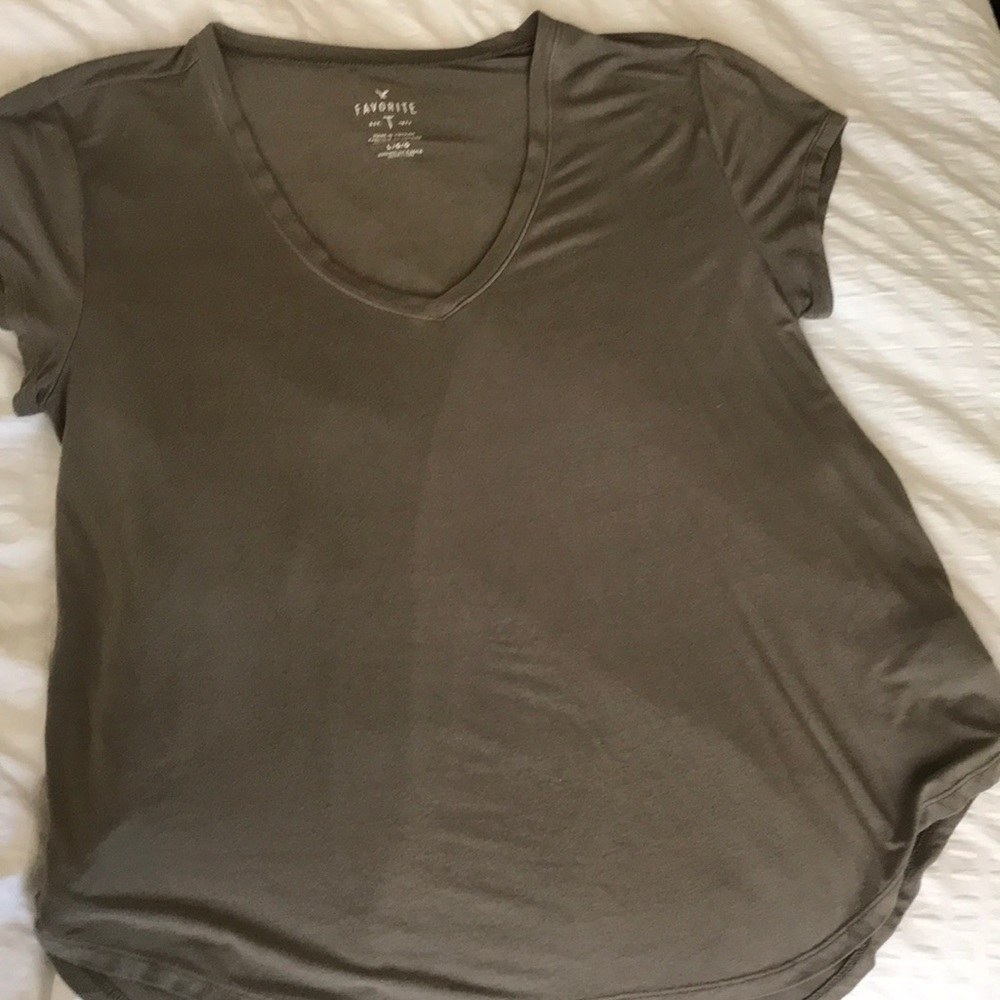 Green American Eagle Favorite T
